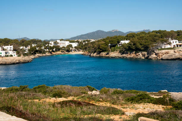 istock View on the Cala Dor coastline from Es Fort, Mallorca 1481410495