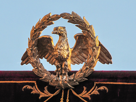 Roman eagle symbol at Good Friday