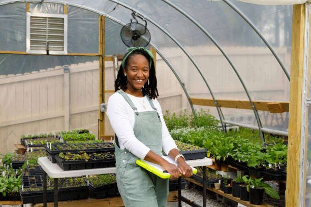 istock Farmer In Her Greenhouse 1481425660