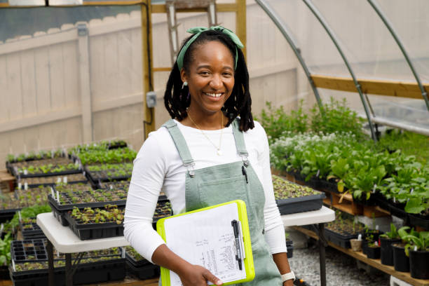 istock Farmer In Her Greenhouse 1481425683