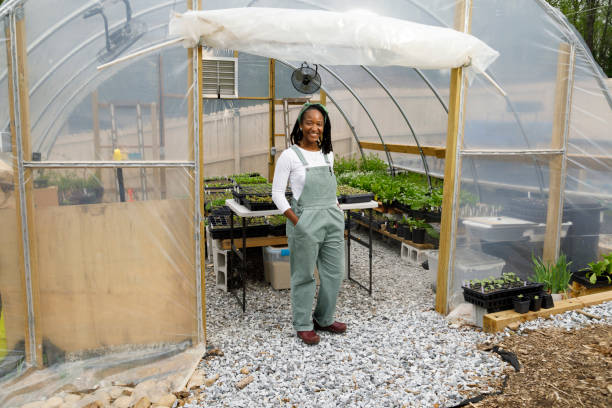 istock Farmer In Her Greenhouse 1481425684