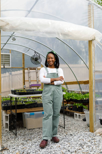 istock Farmer In Her Greenhouse 1481425694