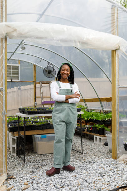 istock Farmer In Her Greenhouse 1481425697