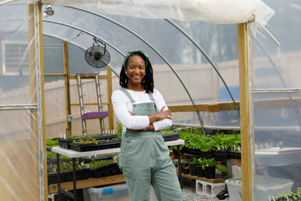 istock Farmer In Her Greenhouse 1481425707