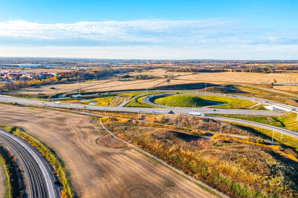 istock Canadian Pacific CPRailway Vaughan Intermodal Terminal in Kleinburg, Canada 1481429302