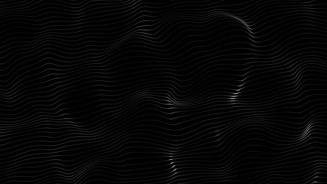4K Abstract digital particle wave and light background , Digital particle cyber or technology black background,