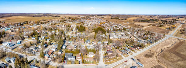 istock Aerial view Residential District in Baden, Waterloo, Canada. 1481431945