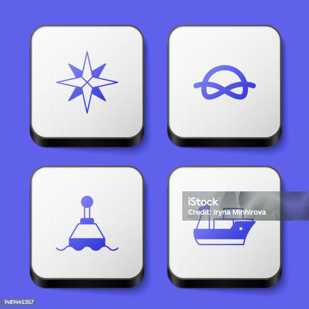 Set Wind Rose Nautical Rope Knots Floating Buoy And Cargo Ship Icon set-wind-rose-nautical-rope-knots-floating-buoy-and-cargo-ship-icon