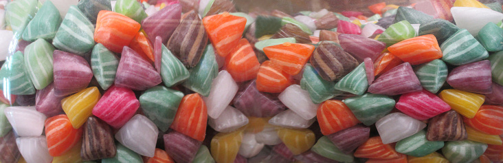 A large choice of sweet candies