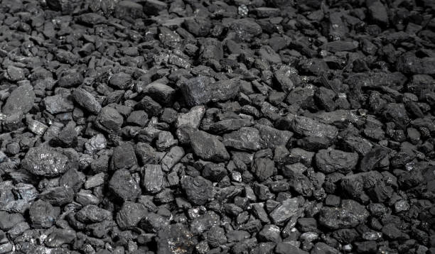 istock Anthracite is the best type of hard coal. Panoramic background from pieces of anthracite. 1481450482