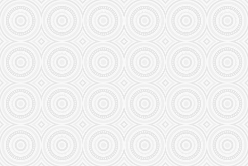 Ornate seamless circle motif vector pattern wallpaper illustration background