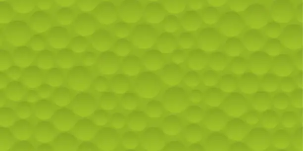 Vector illustration of Seamless green golf ball texture background