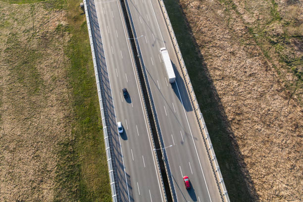 istock aerial view of the higway 1481466872