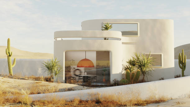 istock Small house in the desert 1481467872