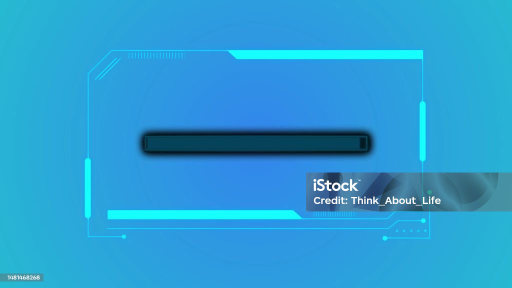 Digital Technology Waiting Loading Bar Installing Loading Bar ...