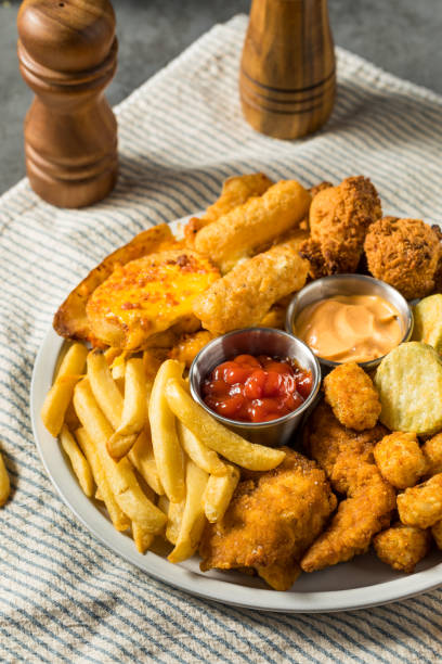 istock Deep Fried Appetizer Platter with French Fries 1481471338