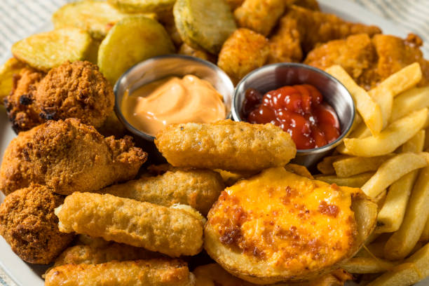istock Deep Fried Appetizer Platter with French Fries 1481471381