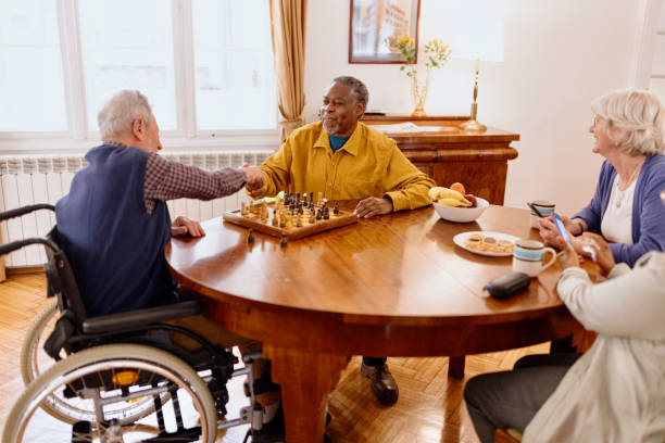 istock Leisure activities in the nursing home 1481473389