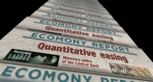 istock Quantitative easing crisis and inflation newspaper printing media 1481473567