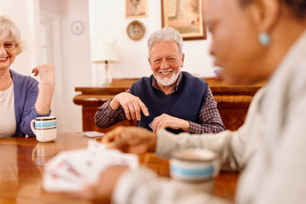 istock Having fun with senior friends 1481475505