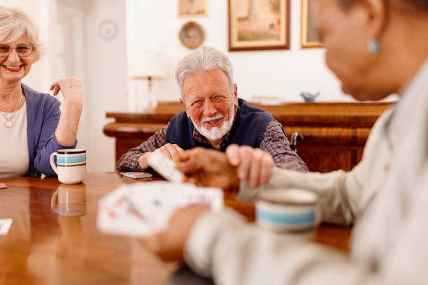 istock Playing cards in the nursing home 1481475961