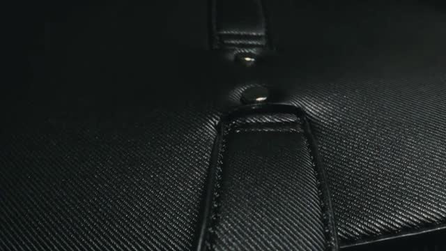 Black bag with belt. stock video
