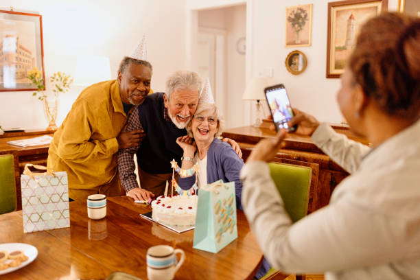 istock Senior woman using a smartphone to take a picture 1481480167