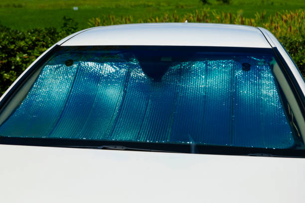 istock Front of car and sunshade seat 1481495514