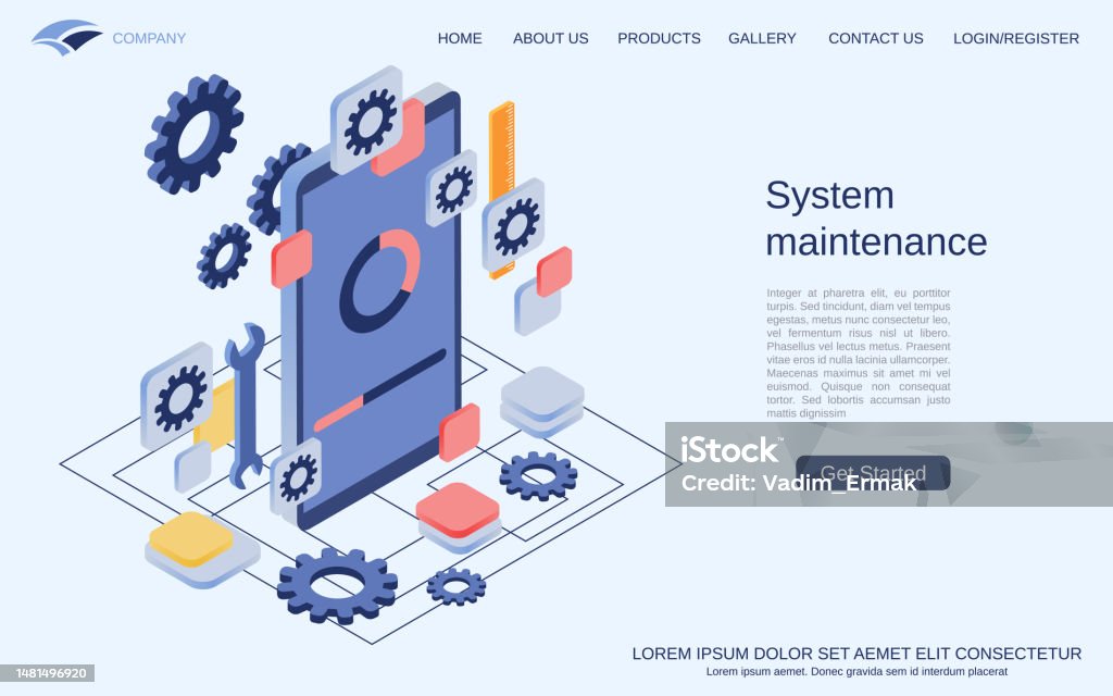 Mobile Os Maintenance Software Update Program Installation Setup Modern ...