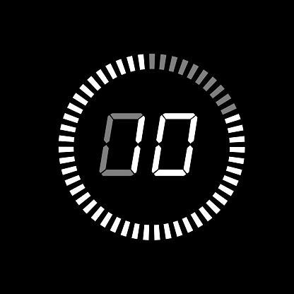 Pi Zero Countdown Timer Digital Pi Diagram Countdown Timer With 05 Number Outline Style Design ...
