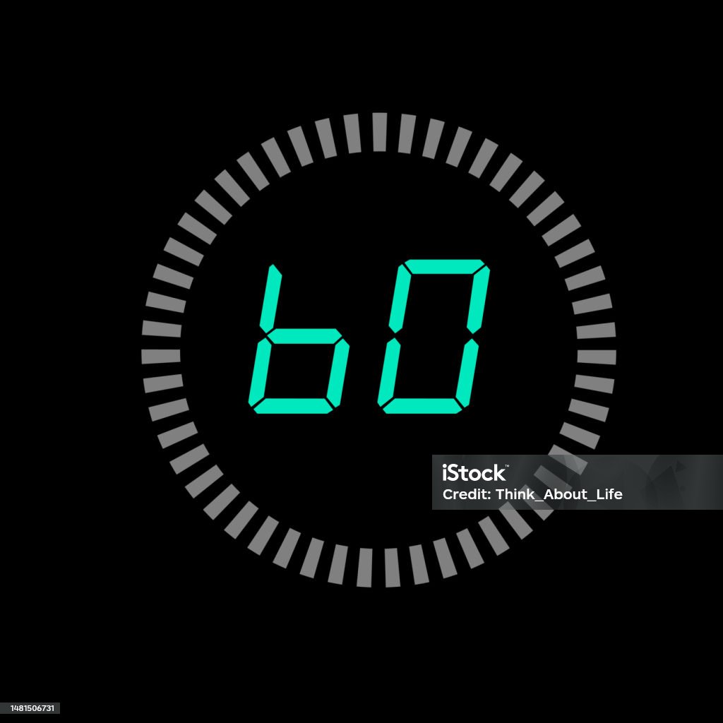 Pi Zero Countdown Timer Digital Pi Diagram Countdown Timer With 05 Number Outline Style Design ...