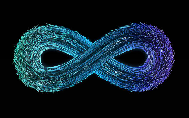 istock Detailed and colorful infinite or endless loop - 3d Illustration 1481507482