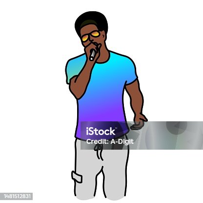 istock Too Cool To Sing For You Blue Gradient 1481512831
