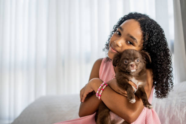 istock Happy girl with her puppy 1481513920