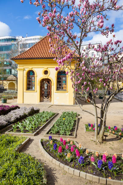Franciscan Garden, New Town, Prague, Czech Republic stock photo