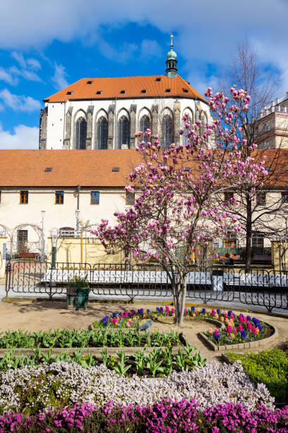 Franciscan Garden, New Town, Prague, Czech Republic stock photo