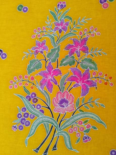 istock Batik of flower 1481557643