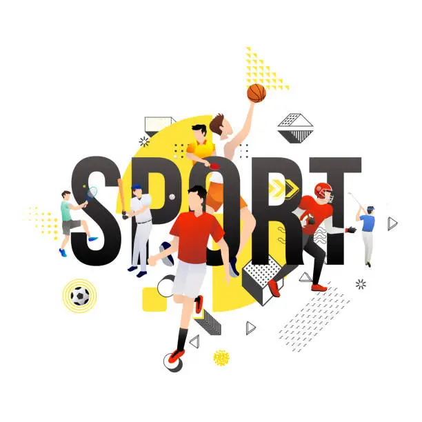 Vector illustration of Sport Background