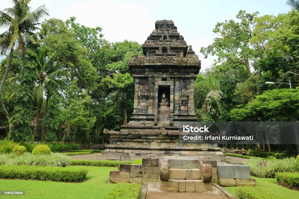 Candi Merak Or Merak Temple On The Cloudy Sky Background Candi Merak Is ...