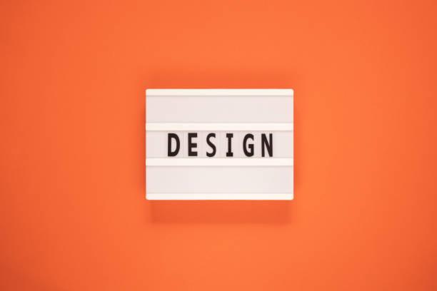 istock The word design on lightbox isolated orange background 1481573346