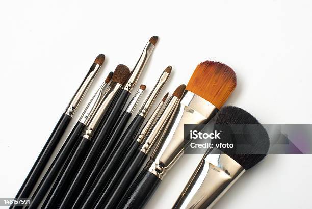 Professionale Makeup Set Di Spazzola - Fotografie stock e altre immagini di Accessorio personale - Accessorio personale, Accudire, Articolo