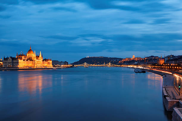 istock Panorama of Budapest with urban traffic 148158379
