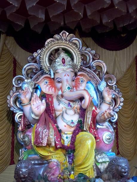 istock A Ganpati in a Pandal 1481599546
