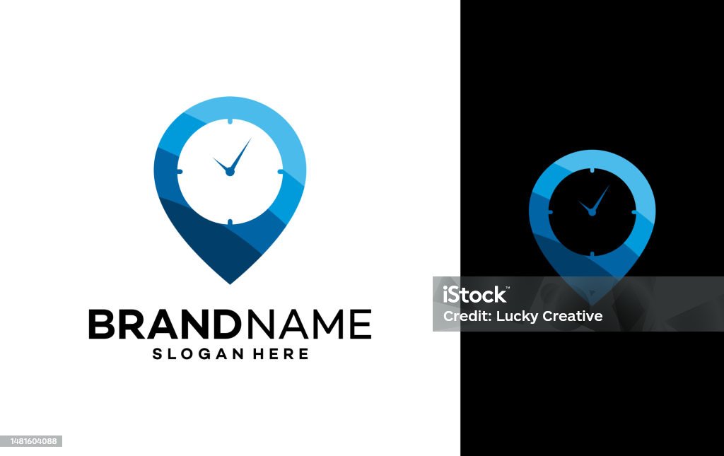 Time Point Time Point Logo Design Vector Stock Illustration - Download Image Now ...