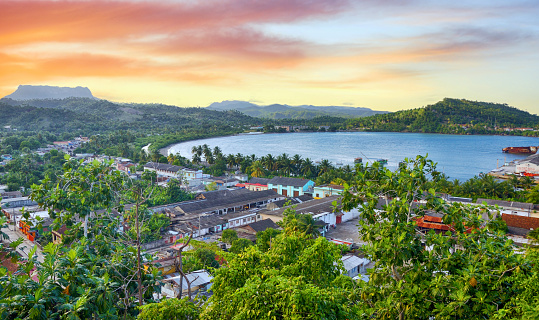 Baracoa was discovered by Christopher Columbus during his first voyage, on 27th November 1492. Composite photo