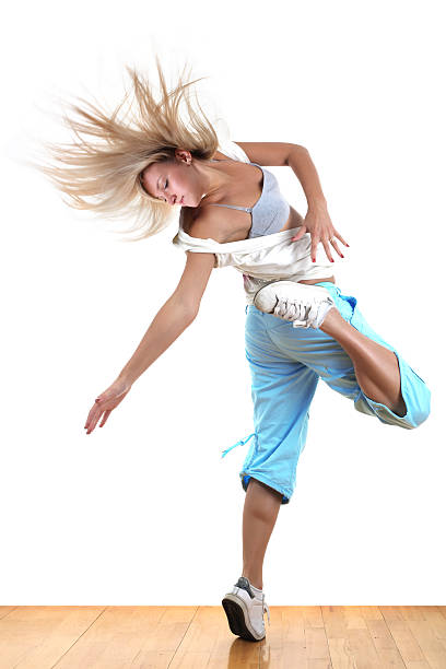 istock woman modern dancer in ballroom 148160711