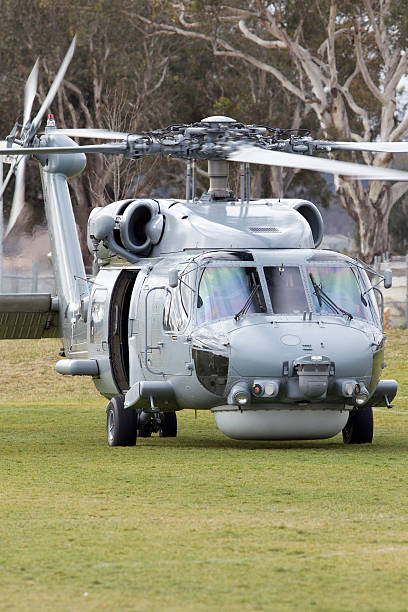 istock Navy Helicopter about to take off 148161157