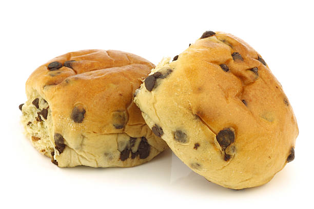 istock freshly baked traditional dutch buns with chocolate chips 148161385