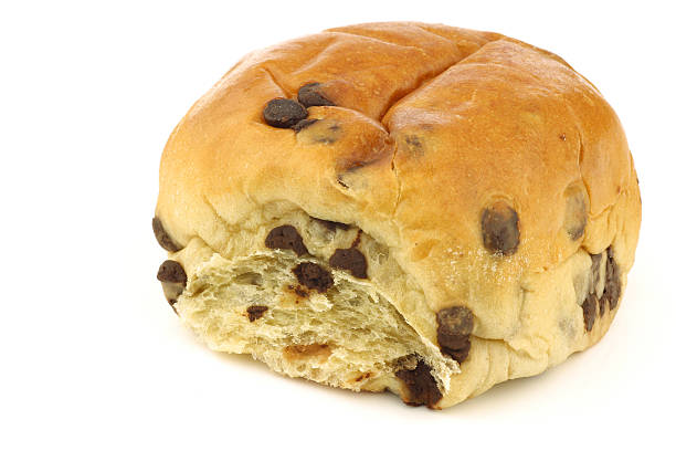 istock freshly baked traditional dutch bun with chocolate chips 148161412