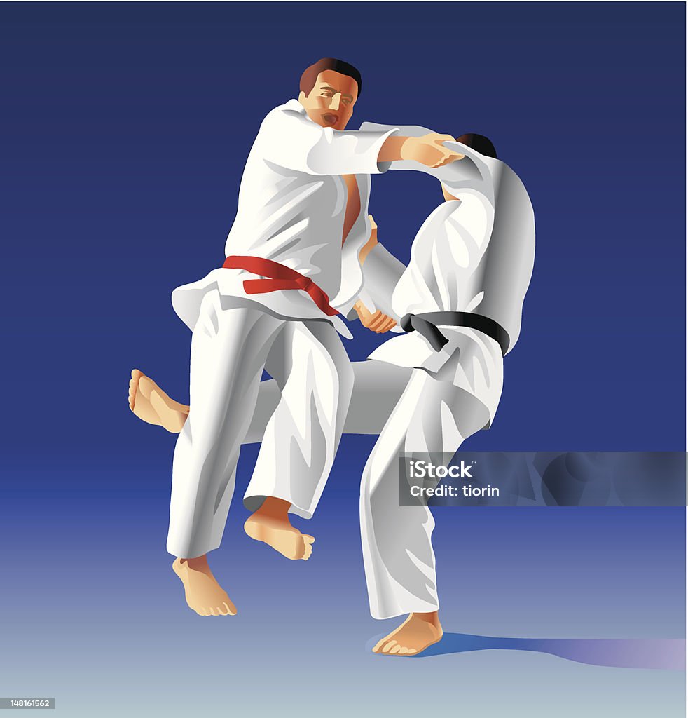Judo - Lizenzfrei Judo Vektorgrafik